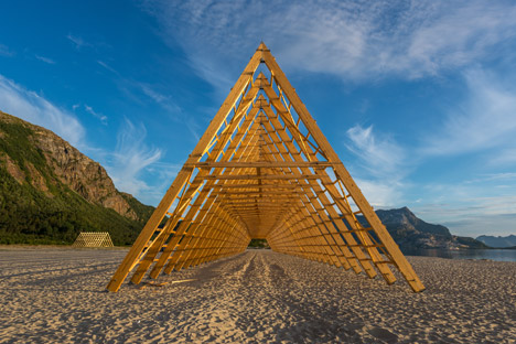 Sami Rintala’s Wooden Structures Will Host Concerts On A Norwegian Beach by Top Creative Tips