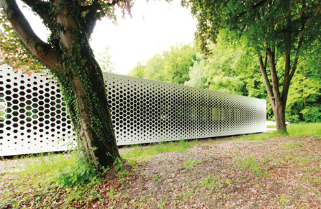 Honeycomb Perforations Speckle Facade Of Campus Netzwerk Workplace By Format Elf Architekten by Creative Ideas Blog