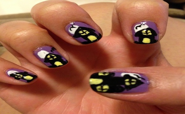 14 Horrifying Haunted Residence Nail Designs by Creative Ideas Blog
